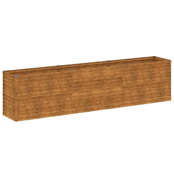 vidaXL Høybed 291x50x69 cm cortenstål