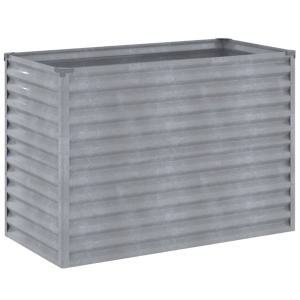 vidaXL Høybed 100x50x69 cm cortenstål