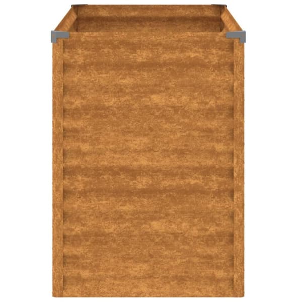 vidaXL Høybed 100x50x69 cm cortenstål