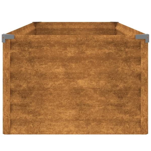 vidaXL Høybed 100x50x36 cm cortenstål