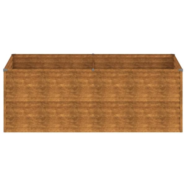 vidaXL højbed 196x100x69 cm cortenstål