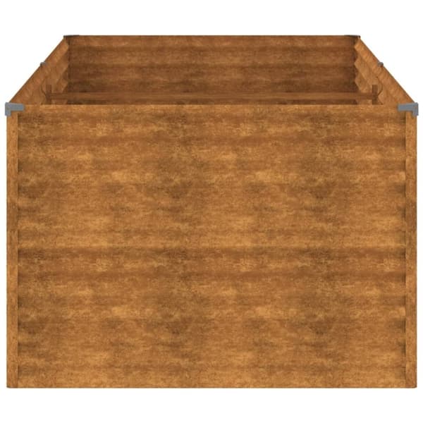 vidaXL højbed 196x100x69 cm cortenstål