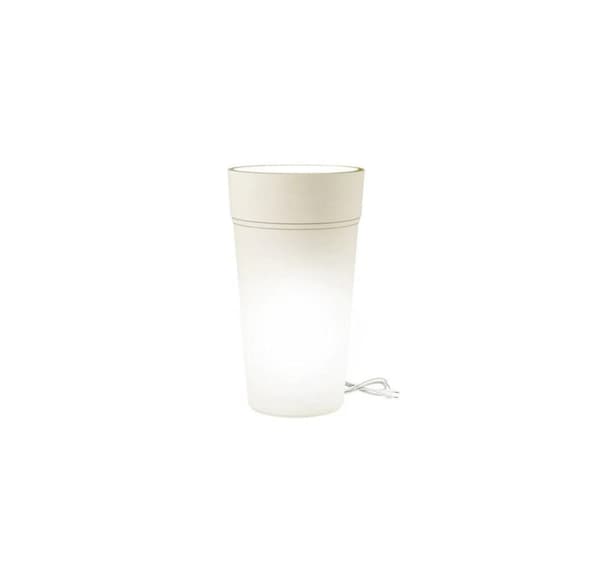 Ulkoruukku ''Varsielementti valaistuksella'' kukille ja kasveille, Ø 38cm x k65cm