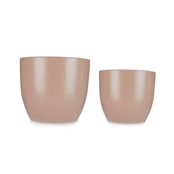Krukset Ibergarden CAZORLA-22-28-BE Beige Lera Ø 22 cm Ø 28 cm 22 x 22 x 18 cm 28 x 28 x 24 cm 2 Delar