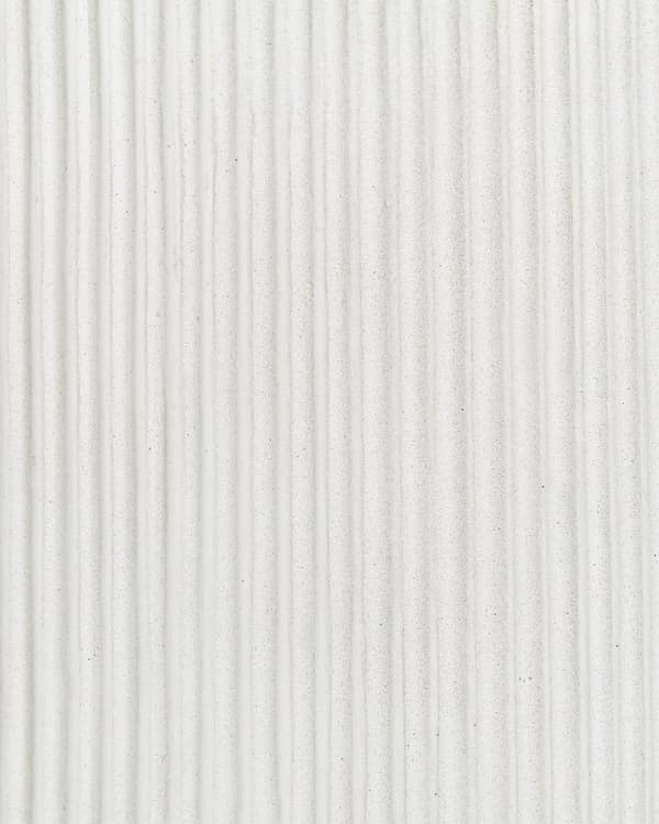 Blomsterpotte Hvit Fiberleire 24 x 24 x 24 cm Utendørs Uteplass Hage