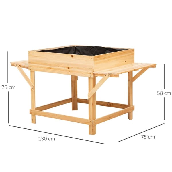 Rootz Højseng - Brun - Gran, Stof - 51,18 cm x 29,52 cm x 29,52 cm