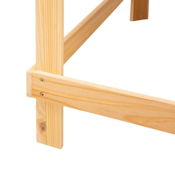 Rootz Højseng - Brun - Gran, Stof - 51,18 cm x 29,52 cm x 29,52 cm