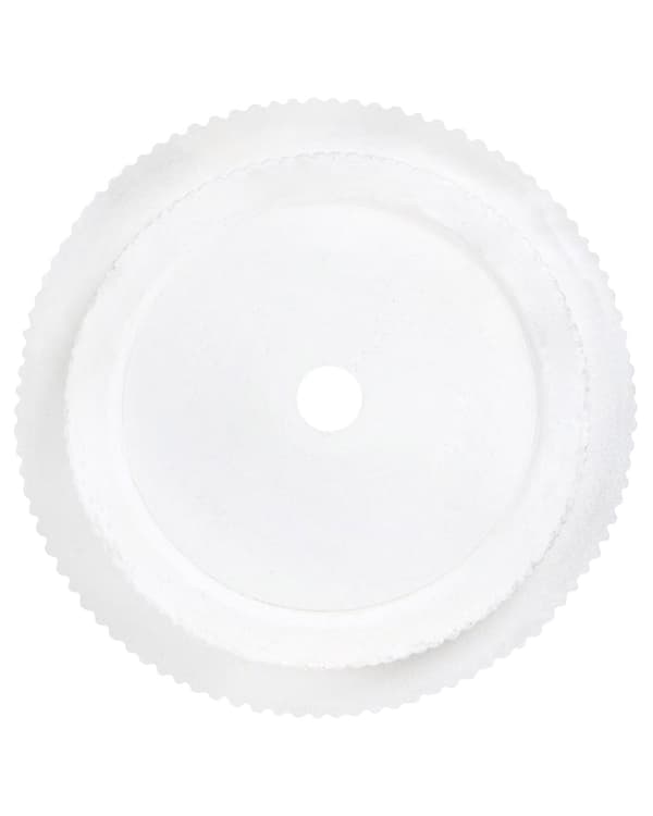 Blomsterpotter Hvit Fiberleire 30 x 30 x 30 cm Dreneringshull Vertikal ribbefinish Utendørs uteplass Hage
