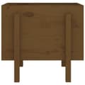 Miniatyrbilde 3 av 9: vidaXL Plantekasse honningbrun 62x50x57 cm heltre furu