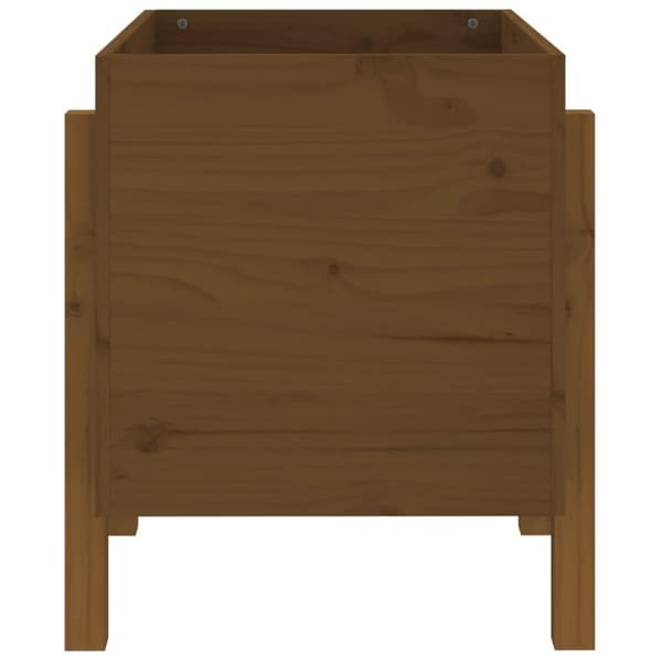 vidaXL Plantekasse honningbrun 62x50x57 cm heltre furu