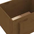 Miniatyrbilde 6 av 9: vidaXL Plantekasse honningbrun 62x50x57 cm heltre furu