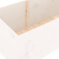 Miniatyrbilde 6 av 9: vidaXL Høybed for hage hvit 160x50x57 cm heltre furu