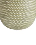 Miniatyrbillede 7 af 8: Plantekrukke Grøn Fiber Ler ø 39 cm Rund Havekrukke Design Stor Udendørs Krukke Frostsikker til Haven