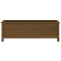 Miniatyrbilde 3 av 9: vidaXL Høybed for hage honningbrun 119,5x40x39 cm heltre furu