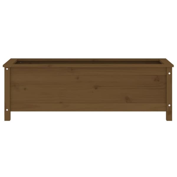 vidaXL Høybed for hage honningbrun 119,5x40x39 cm heltre furu