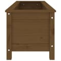 Miniatyrbilde 4 av 9: vidaXL Høybed for hage honningbrun 119,5x40x39 cm heltre furu