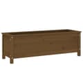 Miniatyrbilde 1 av 9: vidaXL Høybed for hage honningbrun 119,5x40x39 cm heltre furu