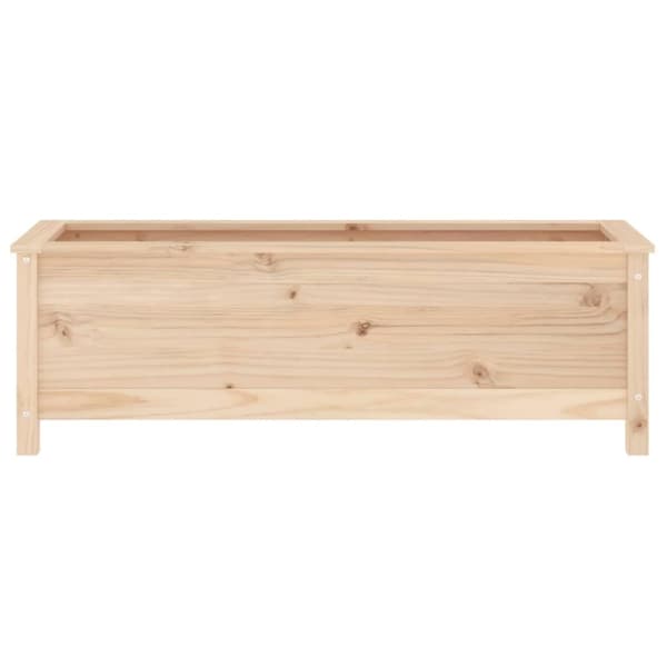 vidaXL højbed 119,5x40x39 cm massivt fyrretræ