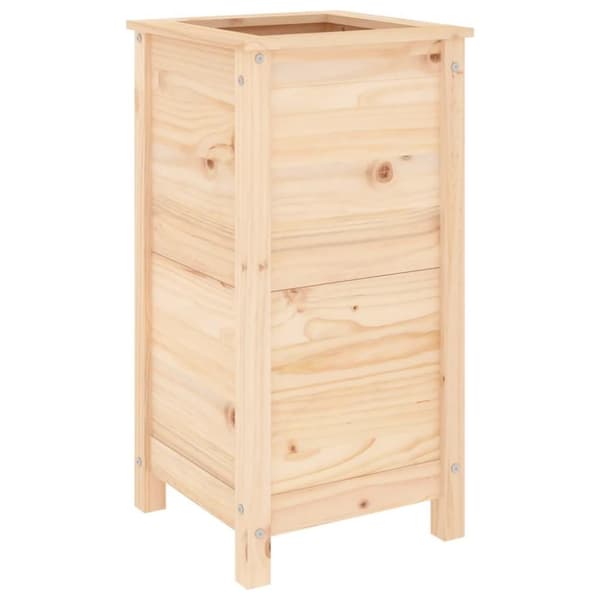 vidaXL Odlingslåda 40x40x78 cm massiv furu