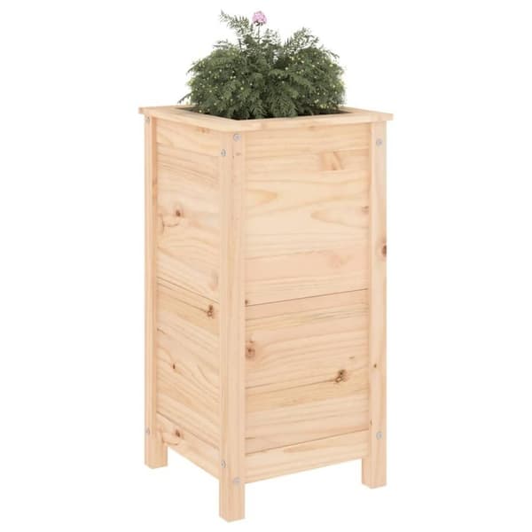 vidaXL Odlingslåda 40x40x78 cm massiv furu