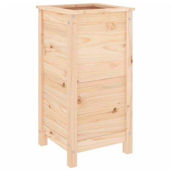 vidaXL Odlingslåda 40x40x78 cm massiv furu