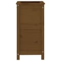 Miniatyrbilde 3 av 9: vidaXL Plantekasse honningbrun 40x40x78 cm heltre furu