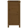 Miniatyrbilde 4 av 9: vidaXL Plantekasse honningbrun 40x40x78 cm heltre furu