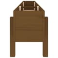 Miniatyrbillede 4 af 9: vidaXL højbed 160x30x38 cm massivt fyrretræ gyldenbrun