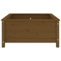 Miniatyrbilde 3 av 9: vidaXL Plantekasse honningbrun 82,5x82,5x39 cm heltre furu