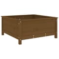 Miniatyrbilde 5 av 9: vidaXL Plantekasse honningbrun 82,5x82,5x39 cm heltre furu