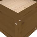 Miniatyrbilde 6 av 9: vidaXL Plantekasse honningbrun 82,5x82,5x39 cm heltre furu
