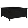 Miniatyrbilde 1 av 9: vidaXL Hageplantekasse svart 82,5x82,5x39 cm heltre furu