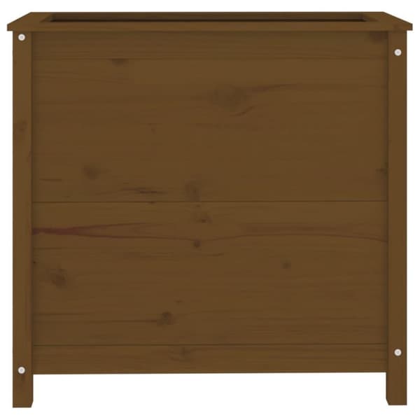 vidaXL Plantekasse honningbrun 82,5x40x78 cm heltre furu