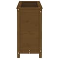 Miniatyrbilde 4 av 9: vidaXL Plantekasse honningbrun 82,5x40x78 cm heltre furu