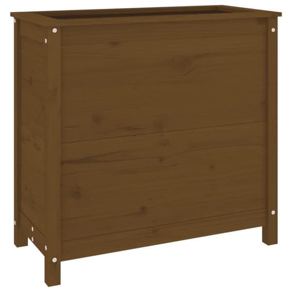 vidaXL Plantekasse honningbrun 82,5x40x78 cm heltre furu