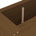 Miniatyrbilde 6 av 9: vidaXL Plantekasse honningbrun 82,5x40x78 cm heltre furu