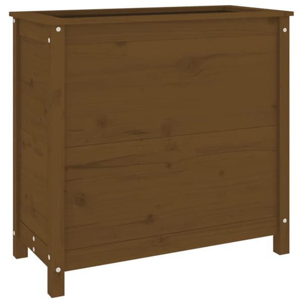 vidaXL Plantekasse honningbrun 82,5x40x78 cm heltre furu