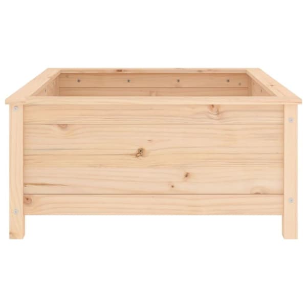 vidaXL Hageplantekasse 82,5x82,5x39 cm heltre furu