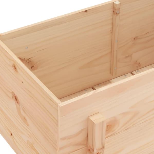 vidaXL Høybed for hage 101x50x57 cm heltre furu