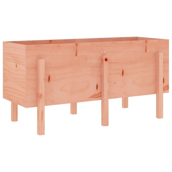 vidaXL højbed 121x50x57 cm massivt douglasgran