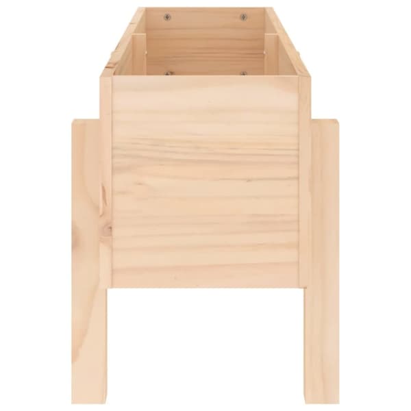 vidaXL højbed 101x30x38 cm massivt fyrretræ