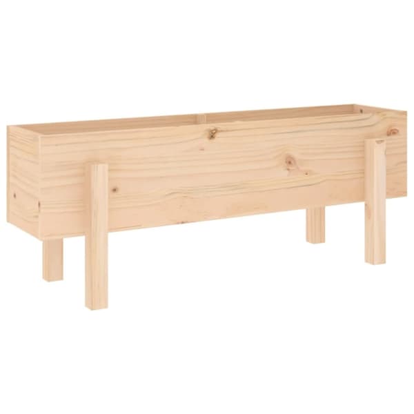 vidaXL højbed 101x30x38 cm massivt fyrretræ