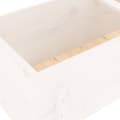 Miniatyrbilde 6 av 9: vidaXL Høybed for hage hvit 121x50x57 cm heltre furu