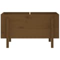 Miniatyrbilde 4 av 9: vidaXL Høybed for hage honningbrun 101x50x57 cm heltre furu
