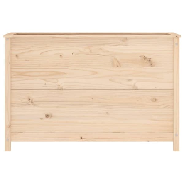 vidaXL højbed 119,5x40x78 cm massivt fyrretræ