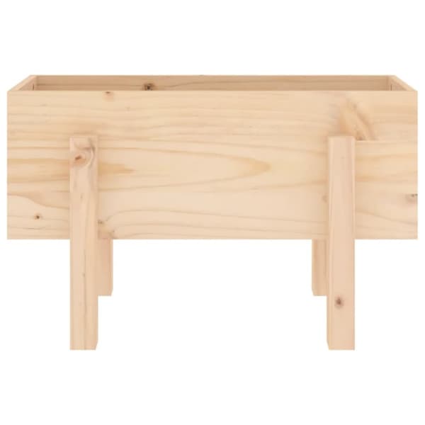 vidaXL Puutarhan kukkalaatikko 62x30x38 cm täysi mänty