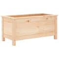 Miniatyrbilde 4 av 9: vidaXL Hageplantekasse 82,5x40x39 cm heltre furu