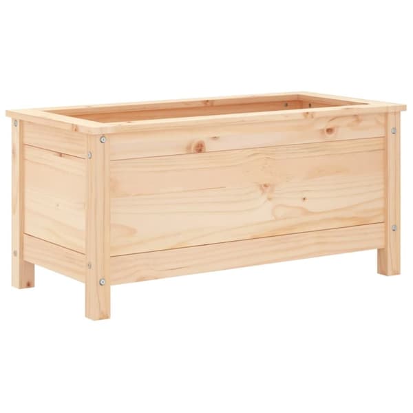vidaXL Hageplantekasse 82,5x40x39 cm heltre furu