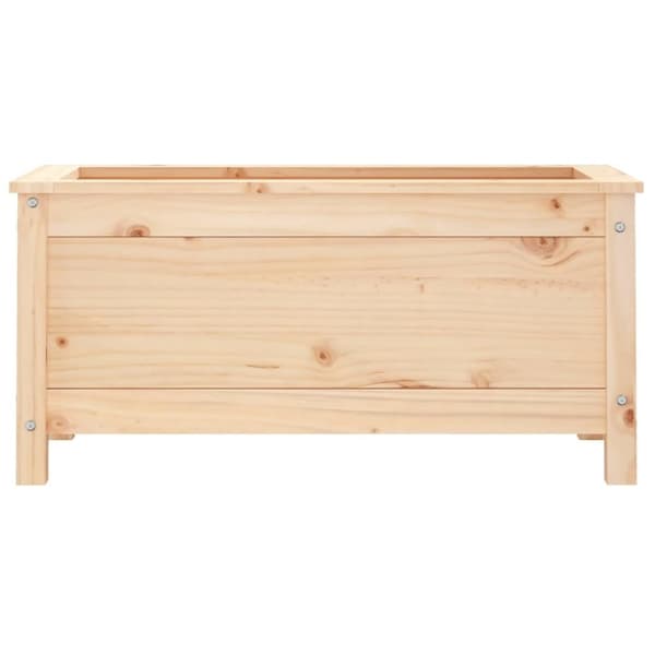 vidaXL Hageplantekasse 82,5x40x39 cm heltre furu
