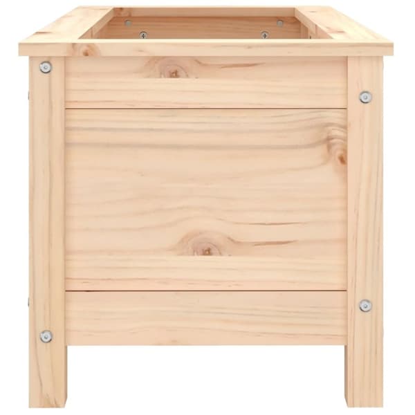 vidaXL Hageplantekasse 82,5x40x39 cm heltre furu